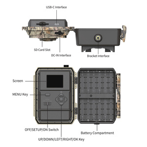 <span class=keywords><strong>Caméra</strong></span> <span class=keywords><strong>de</strong></span> <span class=keywords><strong>chasse</strong></span> et <span class=keywords><strong>de</strong></span> surveillance WILLFINE 4G avec vision nocturne, 32MP, 1080P HD, pour <span class=keywords><strong>la</strong></span> <span class=keywords><strong>chasse</strong></span> et le suivi des animaux sauvages - Product Image 5