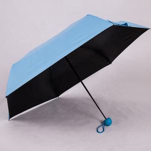 Parapluie de poche Ultra léger à 5 capsules pliantes, Mini format, portable, avec étui, pour voyage, pluie de soleil, g - Product Image 6