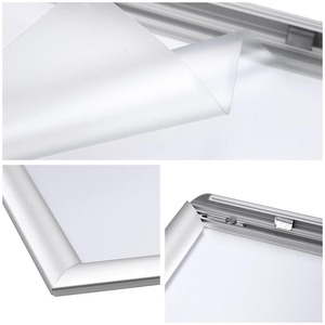 Venta caliente de venta frontal abierta de fabricante de alta calidad al por mayor acepta marco a presión de aluminio de tamaño personalizado A0/A1/A2/A3/A4 - Product Image 5