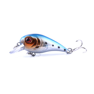 Leurres <span class=keywords><strong>de</strong></span> pêche artificiels 3D Lure Eyes Crank Hard Baits 5CM 5G avec bruit et matériau flottant - Product Image 4