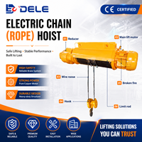 Mini palan électrique sans fil, machine de levage compacte à câble métallique pour les espaces restreints et le levage de charges légères