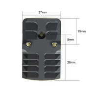 Scope Mount Red Dot Sight Plaque de combat HK24-0227