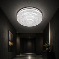 Plafonnier LED encastré ROMAS moderne et minimaliste à 3 niveaux, dimmable, lumière du jour 6000K, Ra80, garantie 2 ans, pour hôtel, AC