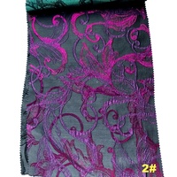Tissu jacquard tissé double face 149 g/m² léger en polyester métallisé pour jupes et sacs