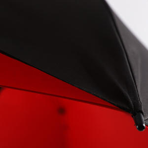 Vente flash : Parapluie droit double couche en fibre de carbone de 62 pouces avec cadre en fibre de verre, noir et jaune, pour cadeaux d'affaires - Product Image 3