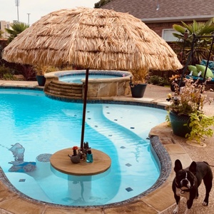 Heavy Duty Manual Iron <b>Frame</b> Commercial Windproof Beach Patio Umbrella 360 <b>Degree</b> Rotation Crank Lift Travel Outdoor Garden - Product Image 5