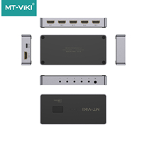 Commutateur HDMI 5 entrées 1 sortie 4K60Hz Ultra HDR avec télécommande IR, transmission haute vitesse 40 Gbps, pour TV, ordinateur portable, ordinateur
