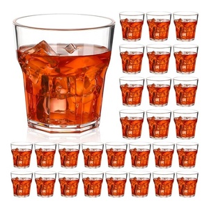 <span class=keywords><strong>Verres</strong></span> à whisky <span class=keywords><strong>en</strong></span> acrylique transparents, réutilisables, incassables, empilables, <span class=keywords><strong>de</strong></span> haute qualité, durables, pour liqueur, eau potable, vodka - Product Image 1