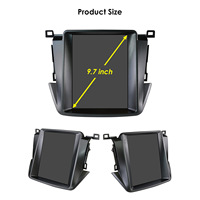 CARUPEZ 9.7 pouces IPS LCD Android autoradio pour RAV4 2013-2018 8 cœurs Vertical DSP GPS CarPlay caméra de recul 1 an