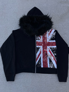 Giacca Unisex High Street a Maniche Lunghe Nera con Stampa Grafica alla Moda ODM <span class=keywords><strong>Abbigliamento</strong></span> <span class=keywords><strong>Uomo</strong></span> Stile <span class=keywords><strong>Giovane</strong></span> Europeo - Product Image 1