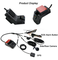 Firecore HX-X603 double objectif 4G Ai GPS BD Wifi surveillance vidéo à distance Sim voiture DVR caméra Dash Cam pour suivi 24h