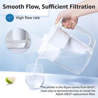Cartouche filtrante de remplacement compatible avec le filtre à eau Brita pour robinet et pichet à eau potable