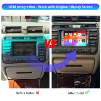 Módulo de Interfaz Inalámbrica Apple CarPlay y Android Auto para Toyota Crown JZS171 JZS175 1999-2003, Actualización de Pantalla Original