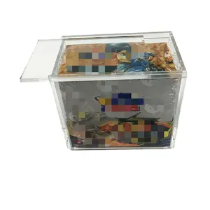 Hot Sale Custom Stijl Acryl Vitrine Box Clear Booster Box Voor Opslag