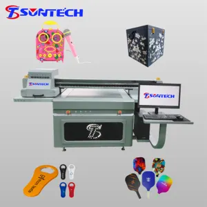 Impresora de cama plana UV Suntech 0,9 m * 0,6 m tamaño de impresión máquina de impresión digital para pequeñas fábricas