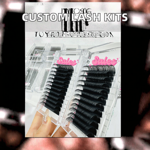 Bandeja de Extensiones de Pestañas Individuales de Volumen Negro Mate, de Fibra PBT Coreana de Seda de Cachemira, Marca Privada, Hecho a Mano en Vietnam, Curva CC, Natural - Product Image 3