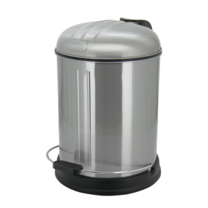 Nuevo bote de <span class=keywords><strong>basura</strong></span> comercial de acero inoxidable con recubrimiento en polvo <span class=keywords><strong>Retro</strong></span> de 12 litros - Product Image 1