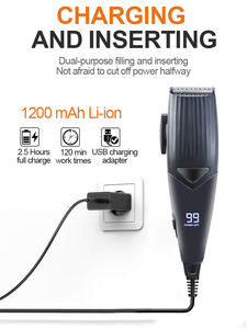 Kit de <span class=keywords><strong>tondeuse</strong></span> filaire pour la coupe de <span class=keywords><strong>cheveux</strong></span> à domicile avec <span class=keywords><strong>levier</strong></span> conique réglable - Product Image 6