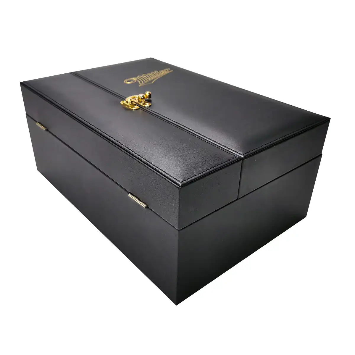 Полиуретановые коробки на заказ, роскошная картонная Классическая Кожаная упаковка, Подарочная коробка для вина, Маленькая кожаная коробка для чемодана