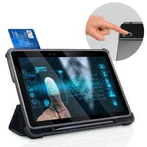 10.1 Tablet Android Android Pad Desenho Gráfico Tablet Com Caneta Gráfica de Assinatura Digital Impressão digital NFC RFID Scanner Com SDK