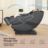 Realrelax PS5100, Mecanismo de Masaje 4D, Riel SL, 16 Programas Automáticos, 6 Técnicas, Escaneo Corporal Automático, Estiramiento Tailandés de Cintura