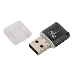 Lector de tarjetas USB 2,0 de alta velocidad, Mini SD Flash para teléfono móvil, tarjeta de memoria TF, Chip SD, lector de tarjetas