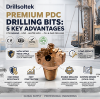 Буровые долота Drillsoltek Matrix Body PDC для глубокого бурения нефтяных, газовых и горнодобывающих скважин