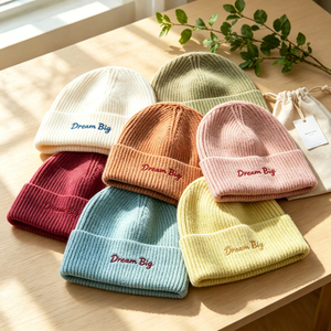 Gorros de Punto con Logotipo Personalizado de Alta Calidad, Unisex, para Adultos, para Clima Frío, Elásticos, Cómodos, Gorros de <span class=keywords><strong>Invierno</strong></span> - Product Image 3