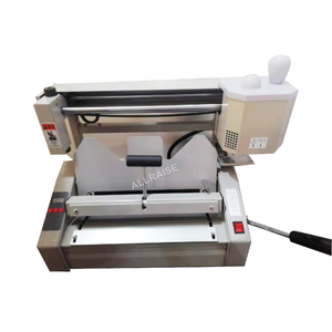 A4 <strong>Manual</strong> <strong>Glue</strong> <strong>Binding</strong> <strong>Machine</strong> Desktop Book Binder Notebook Cover Hot Gluer Brochure Gluing Machinery Electricity Power Source