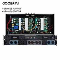 Amplificador de Potencia Digital Clase D M4300A de 4 Canales, 400W a 8Ω, Montaje en Rack 1U, Amplificador de Audio Económico para Altavoces de DJ de 12 Pulgadas