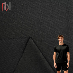 Tùy Chỉnh Nhanh Chóng Khô Ẩm Thấm Chống-Mùi <span class=keywords><strong>Polyester</strong></span> Vải Dệt Kim Siêu Nhẹ 180 gam/mét Căng Vải Cho Thể Thao Polo - Product Image 4
