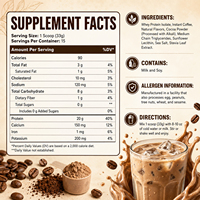 WELLBODY Private Label Protein Coffee Powder Instant Whey Protein Coffee Energy Drink Muscle Building Supplement Custom Formula