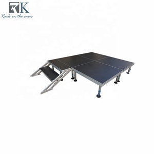Outdoor Mobile 4-Legs Wedding Durable Event Stages Portable Aluminum Stage for Music Show - Product Image 2