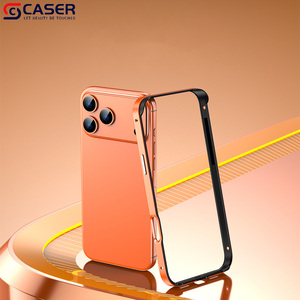 Cover per <span class=keywords><strong>iPhone</strong></span> Serie 17 (11-18 <span class=keywords><strong>Pro</strong></span> Max) in Lega di Alluminio Pura con Angoli Rialzati in Silicone, Protezione Anticaduta e Dissipazione del Calore - Product Image 1
