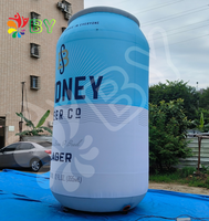 Bouteille de jus géante gonflable publicitaire extérieure personnalisée en vente pour la promotion