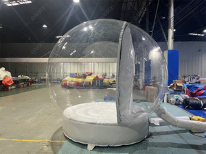 Événements fête clair gonflable cristal Igloo dôme tente à bulles boule à neige gonflable pour la décoration de noël - Product Image 5