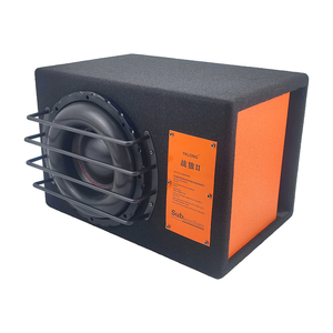 <span class=keywords><strong>Caisson</strong></span> de basses actif <span class=keywords><strong>pour</strong></span> <span class=keywords><strong>voiture</strong></span> en bois de 10 pouces avec amplificateur 300W, son grave profond, boîte à son puissante, <span class=keywords><strong>caisson</strong></span> de basses de 8 pouces <span class=keywords><strong>pour</strong></span> l'audio de <span class=keywords><strong>voiture</strong></span> - Product Image 3