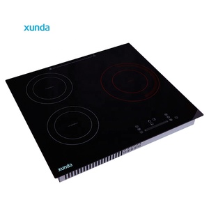 Cuisinière électrique combinée Xunda, <span class=keywords><strong>plaque</strong></span> à <span class=keywords><strong>induction</strong></span> intelligente, commande tactile, panneau en céramique pour la cuisine à domicile, cuisinière à <span class=keywords><strong>induction</strong></span> - Product Image 4