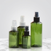 Flacon pulvérisateur vide portable en PET ambré de 50 ml, 100 ml, 150 ml, 200 ml pour voyage, conteneur de désodorisant ambré