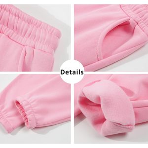 Conjunto Deportivo Personalizado FOXA para Niños, Sudadera con Capucha y Pantalones Deportivos, Personalizado con Texto o Imagen para Niñas y Niños, Ropa Casual - Product Image 5