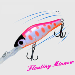 เหยื่อปลอมแบบลอยน้ำ <span class=keywords><strong>Fishdom</strong></span> Long Tongue ขนาด 55 มม. น้ำหนัก 5.8 กรัม สำหรับตกปลาในน้ำจืด - Product Image 4