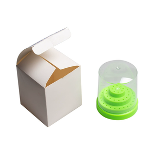 48 fori carburo di tungsteno trapano frese diamantate testa di macinazione <span class=keywords><strong>Mini</strong></span> strumento di stoccaggio frese dentarie scatola di immagazzinaggio - Product Image 4