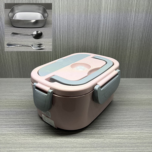 Boîte Repas Chauffante Électrique USB pour Maison et Voiture en Acier Inoxydable 304 avec Récipient Amovible - Product Image 3