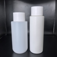 Bouteilles compressibles de 350 ml en HDPE couleur naturelle avec bouchon disque pour shampoing, après-shampoing, produits de toilette, savon liquide