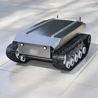 Robot d'inspection RC sur chenilles TinS-6H avec châssis de type Land Rover Caterpillar et plateforme électrique