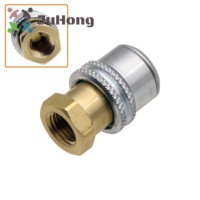 Serrure d'alésage standard sur mandrin pneumatique en laiton 1/4 "NPT outils de gonflage des pneus à tige en laiton à extrémité fermée