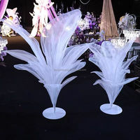 Décorations de table en maille métallique faites à la main au design moderne et épuré, 90 cm, couleur personnalisée, arbres de fleurs artificielles, toile de fond de mariage, nouveauté