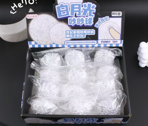 Pelota Antiestrés Blanca 2025 con Sonido Crujiente, Juguete Sensorial de Cristal para Niños, Alivio del Estrés para Niños y Niñas de 5 a 7 Años - Product Image 4