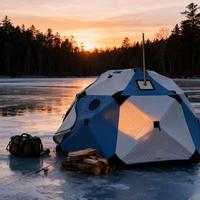 Carpa de Pesca en Hielo Octogonal de 4M, Impermeable, Oxford, Invierno 2026, Venta al Por Mayor: OEM/ODM |   Color/Tamaño/Logotipo Personalizados |   Directo de Fábrica