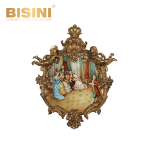 Dipinto da Parete per Villa, Decorazione d'Ingresso, Raffinato Quadro di Scena Conversazionale di Alta Classe, Decorazione Murale - Product Image 1